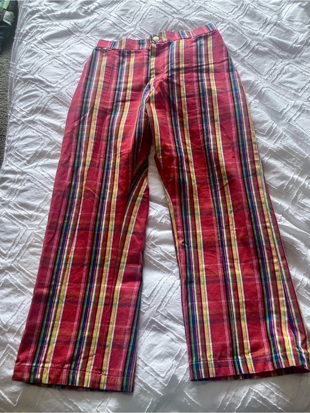 Big Bud Press size L tartan western pants